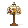 Lily Small Tiffany Style Stained Glass Traditional Table Lamp