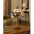 Lily Small Tiffany Style Stained Glass Traditional Table Lamp