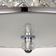 Endon Hudson Flush Ceiling Light - Chrome & Crystal Beads