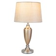 Large Malham Champagne Gold and Silver Classic Ceramic Table Lamp and Shade