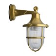 Elipta Greenwich Outdoor Wall Lantern Light - Solid Brass