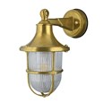 Elipta Greenwich Outdoor Wall Lantern Light - Solid Brass