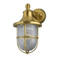 Elipta Greenwich Outdoor Wall Lantern Light - Solid Brass