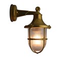Elipta Greenwich Outdoor Wall Lantern Light - Solid Brass