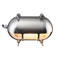 Elipta Portsmouth Oval Eyelid Bulkhead - Solid Brass, Nickel Plated Finish