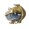 Elipta Portsmouth Oval Eyelid Bulkhead Wall Light - Soild Brass