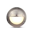 Elipta Chatham Eyelid Outdoor Wall Light - Solid Brass, Nickel Plated Finish