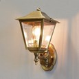 Elipta Coachlight Lantern Outdoor Light - Solid Brass, Antique Lacquered Finish