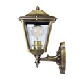 Elipta Coachlight Lantern Outdoor Light - Solid Brass, Antique Lacquered Finish