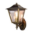 Elipta Coachlight Lantern Outdoor Light - Solid Brass, Antique Lacquered Finish