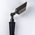 Patilo Pegasus spike spotlight 12V MR16 - Bronze finished Brass
