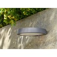 Patilo Solar Rechargeable Outdoor Disc Wall Light - Black