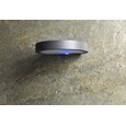 Patilo Solar Rechargeable Outdoor Disc Wall Light - Black