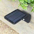 Patilo Sunny Solar Wall Light with PIR - Aluminium - Black