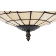 Lily Tiffany Style Stained Glass Uplighter Ceiling Light Shade