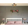 Lily Small Tiffany Style Stained Glass Traditional Table Lamp