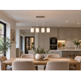 Korus 4 Bar Light with White Shade - Ceiling Light