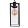 Quattro Modern Matt Black Frame Style Pendant Ceiling Light