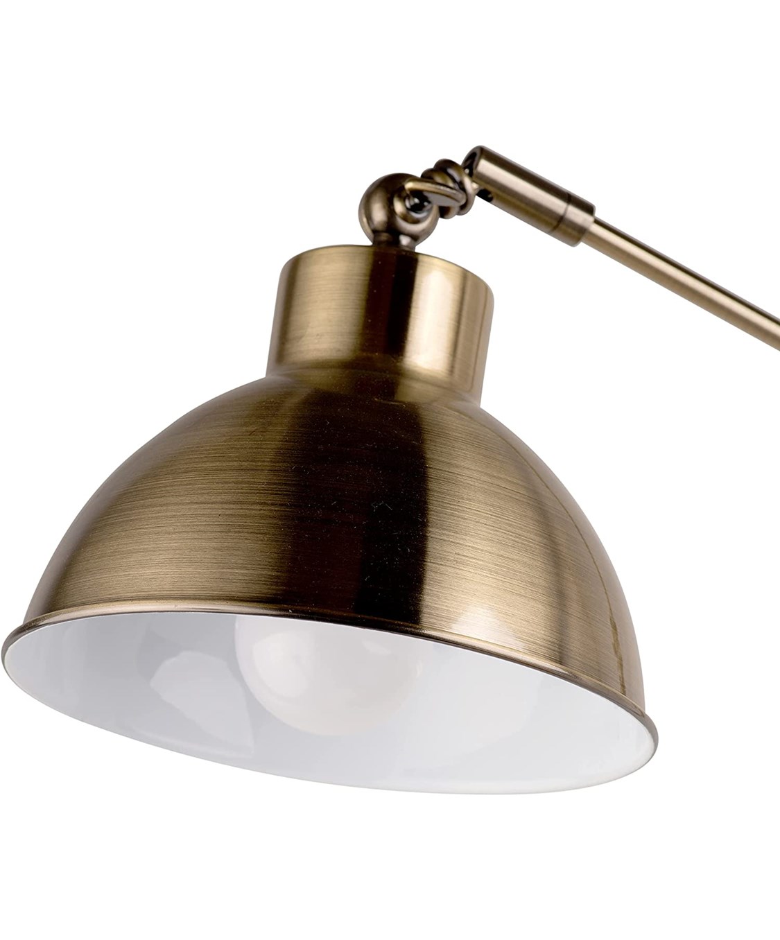 Antique Brass Cantilever Floor Lamp