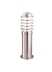 Searchlight Outdoor Post Light Cylinder Bollard - Stainless Steel - 450Mm - Ip44 Searchlight Outdoor Post Light Cylinder Bollard - Stainless Steel - 450Mm - Ip44
