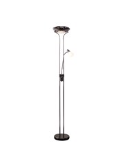 Mother and Child Floor Lamp - Black Chrome - Complete With LED Bulbs