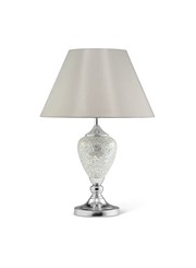 Isabella Mirror Shard Style Large Table Lamp with Matching Shade