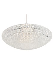 Crystal Ceiling Uplighter - Non Electric Pendant Shade - Easy Fit Light - Glass Crystal Ceiling Uplighter - Non Electric Pendant Shade - Easy Fit Light - Glass