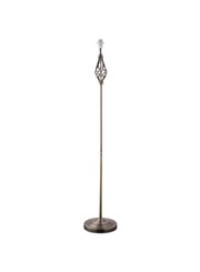 Queenswood Traditional Barley Twist Antique Brass Floor Lamp - Base Only Queenswood Traditional Barley Twist Antique Brass Floor Lamp - Base Only