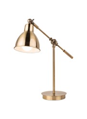 Cantilever Industrial Style Table Lamp - Antique Metal Finish Cantilever Industrial Style Table Lamp - Antique Metal Finish