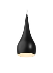 Modern Black Teardrop Pendant Ceiling Light - Adjustable Cable Modern Black Teardrop Pendant Ceiling Light - Adjustable Cable