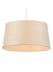 Tapered Beige Large Ceiling Light Lamp Shade - 40cm - Shade Only Tapered Beige Large Ceiling Light Lamp Shade - 40cm - Shade Only