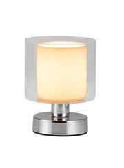 Lulworth Chrome Plinth Table Lamp Lulworth Chrome Plinth Table Lamp