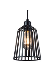 Lyon 16cm Flat Wire Mat Black Shade with Black Suspension
