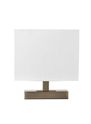 Bloq Antique Rectangle with Ivory Shade