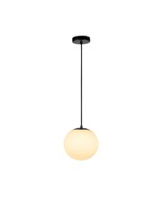 Lunar 18cm Pendant with Opal Sphere Glass