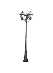 Searchlight New Orleans 3 Light Outdoor Post Lamp - Black & Gold Searchlight New Orleans 3 Light Outdoor Post Lamp - Black & Gold