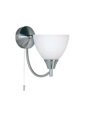 Endon Alton Wall Light - Satin Nickel