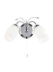 Endon Meadow Wall Light - 2 Light - Chrome