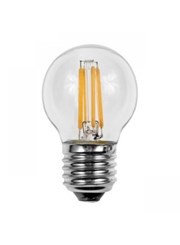 4W ES/Edison Screw Golf Ball Shape Clear Filament LED Light Bulb - Warm White 4W ES/Edison Screw Golf Ball Shape Clear Filament LED Light Bulb - Warm White