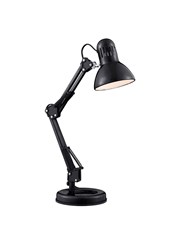 Searchlight Desk Partners - Shiny Black Hobby Table Lamp Searchlight Desk Partners - Shiny Black Hobby Table Lamp