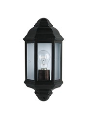 Searchlight Outdoor & Porch Wall Light-  Black Aluminium - Flush Searchlight Outdoor & Porch Wall Light-  Black Aluminium - Flush
