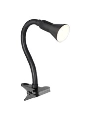 Searchlight Desk Partners - Black Flex Clip Task Lamp Searchlight Desk Partners - Black Flex Clip Task Lamp