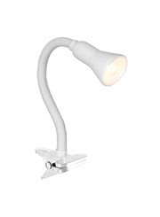 Searchlight Desk Partners - White Flex Clip Task Lamp