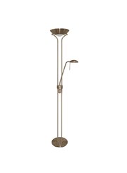 Searchlight Mother & Child Floor Lamp - Antique Brass - Double Dimmer Searchlight Mother & Child Floor Lamp - Antique Brass - Double Dimmer