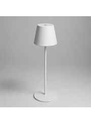 Elipta Rechargeable Battery Outdoor LED Table Lamp - White Elipta Rechargeable Battery Outdoor LED Table Lamp - White