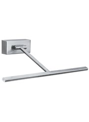 Searchlight Led Picture Light - Satin Silver - Straight Arm - Adjustable Searchlight Led Picture Light - Satin Silver - Straight Arm - Adjustable