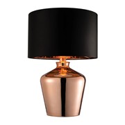Endon Waldorf Table Lamp - High Shine Copper - Black Shade Endon Waldorf Table Lamp - High Shine Copper - Black Shade