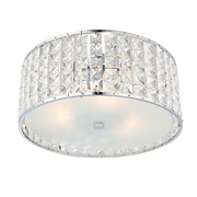 Endon Belfont Flush Bathroom Ceiling Light - Clear Crystal - IP44 Endon Belfont Flush Bathroom Ceiling Light - Clear Crystal - IP44