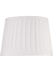 Queenswood 30CM Ivory Pleat Shade Only for Table Lamps