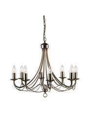 Searchlight Maypole  8  Light Ceiling Fitting - Antique Brass Searchlight Maypole  8  Light Ceiling Fitting - Antique Brass